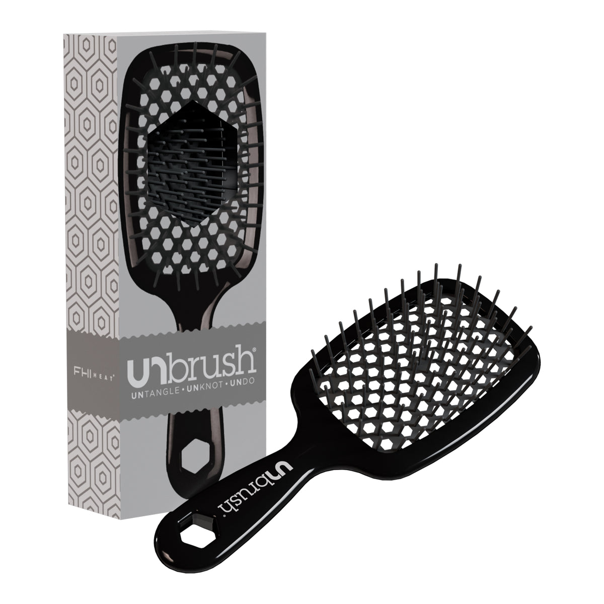 UNbrush（アンブラシ）-ブラックハンドル・ムーンライトグレー
