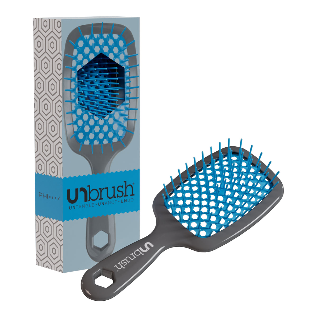 UNbrush（アンブラシ）-グレイハンドル・スカイブルー【公式ストア限定色】